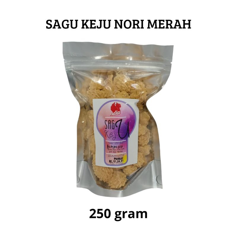 

Kue Sagu Keju Nori Merah