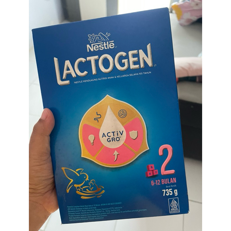 

Nestle Lactogen Activ Gro 6-12 Bulan 735 g