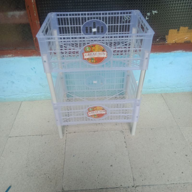 KERANJANG SUSUN serbaguna/Rak Susun Dapur/Rak Warung/Keranjang Snack/Rak Penyimpanan.
