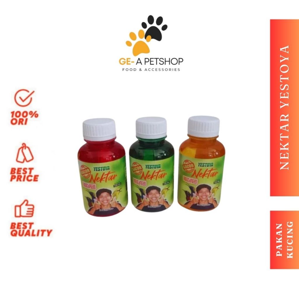 Yestoya Nectar Nektar Pakan Makanan Minuman Burung Pemakan Buah Burung Kolibri Konin Ninja Sogon Ple