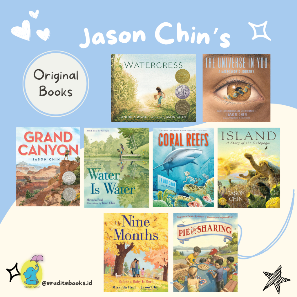 [EB] Jason Chin The Universe in You - Nine Months - Island - Coral Reef - Grand Canyon - Watercress 