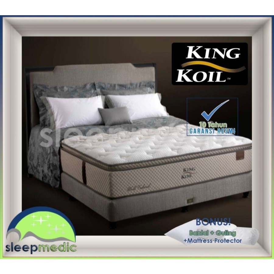 KING KOIL SpringBed GRAND CLASSIC ( KASUR / SET ) 160 180 200 100 120