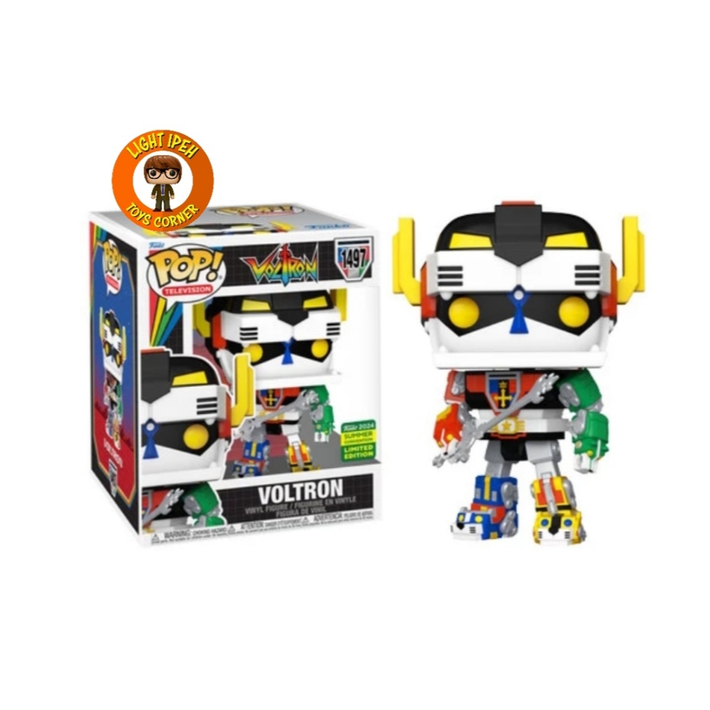 Funko Pop Exclusive SDCC 24 TV - Voltron: Defender of The Universe - Voltron Super Sized 6"