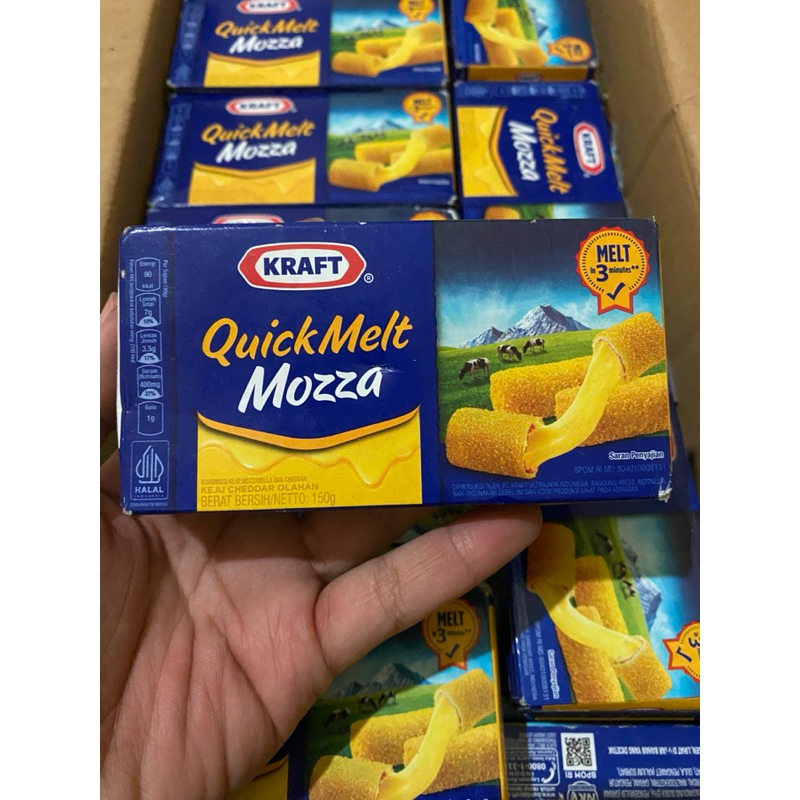 

Keju Kraft Quickmelt Moza Ori 150gr (Exp 2025)