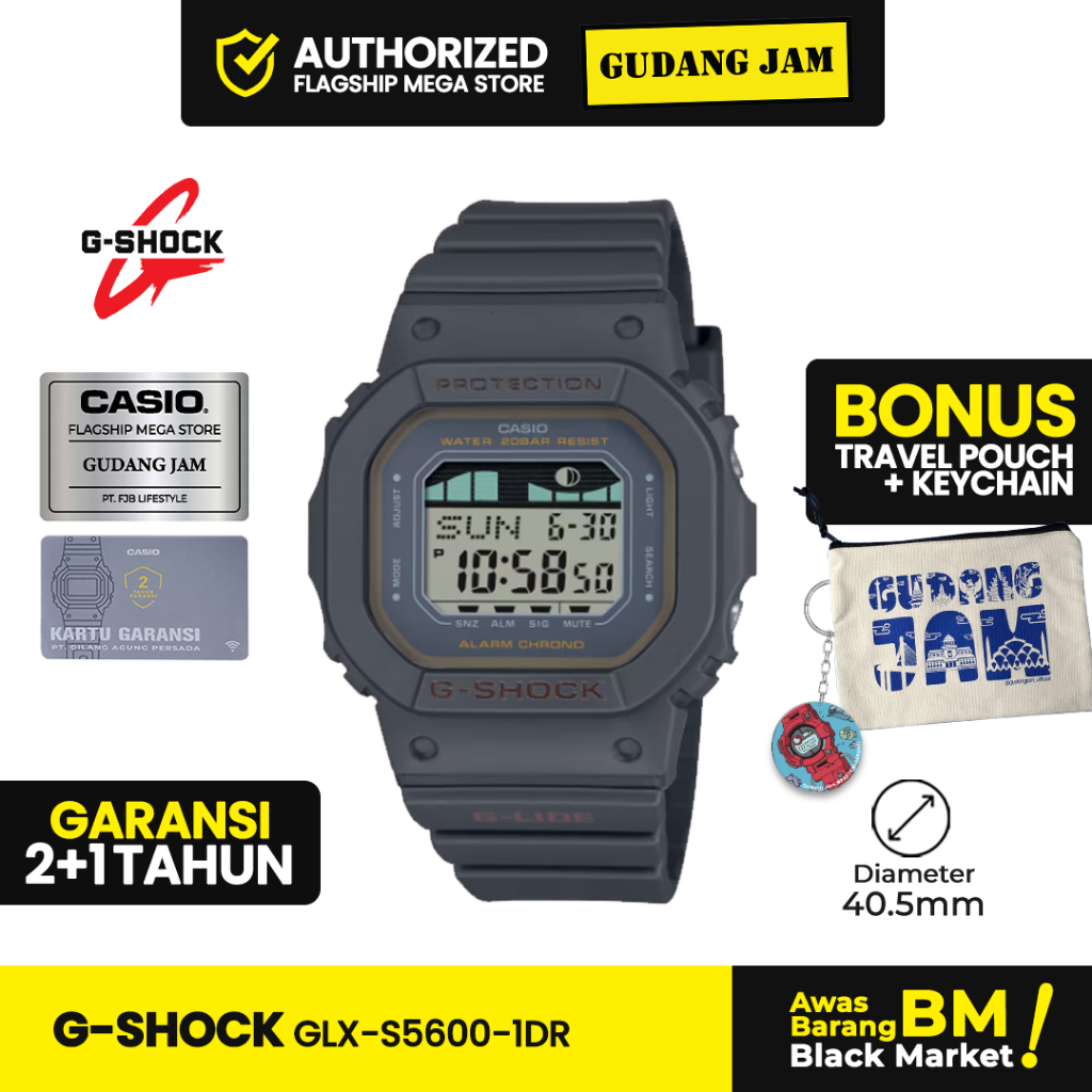 Jam Tangan G-Shock GLX-S5600-1DR GLX-S5600-1D GLX-S5600 GLXS5600 GLX S5600