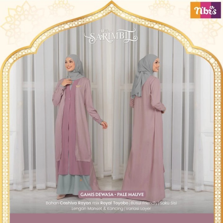Nibras Sarimbit Gamis Iffa Nibras Gamis Wanita Fashion Muslim