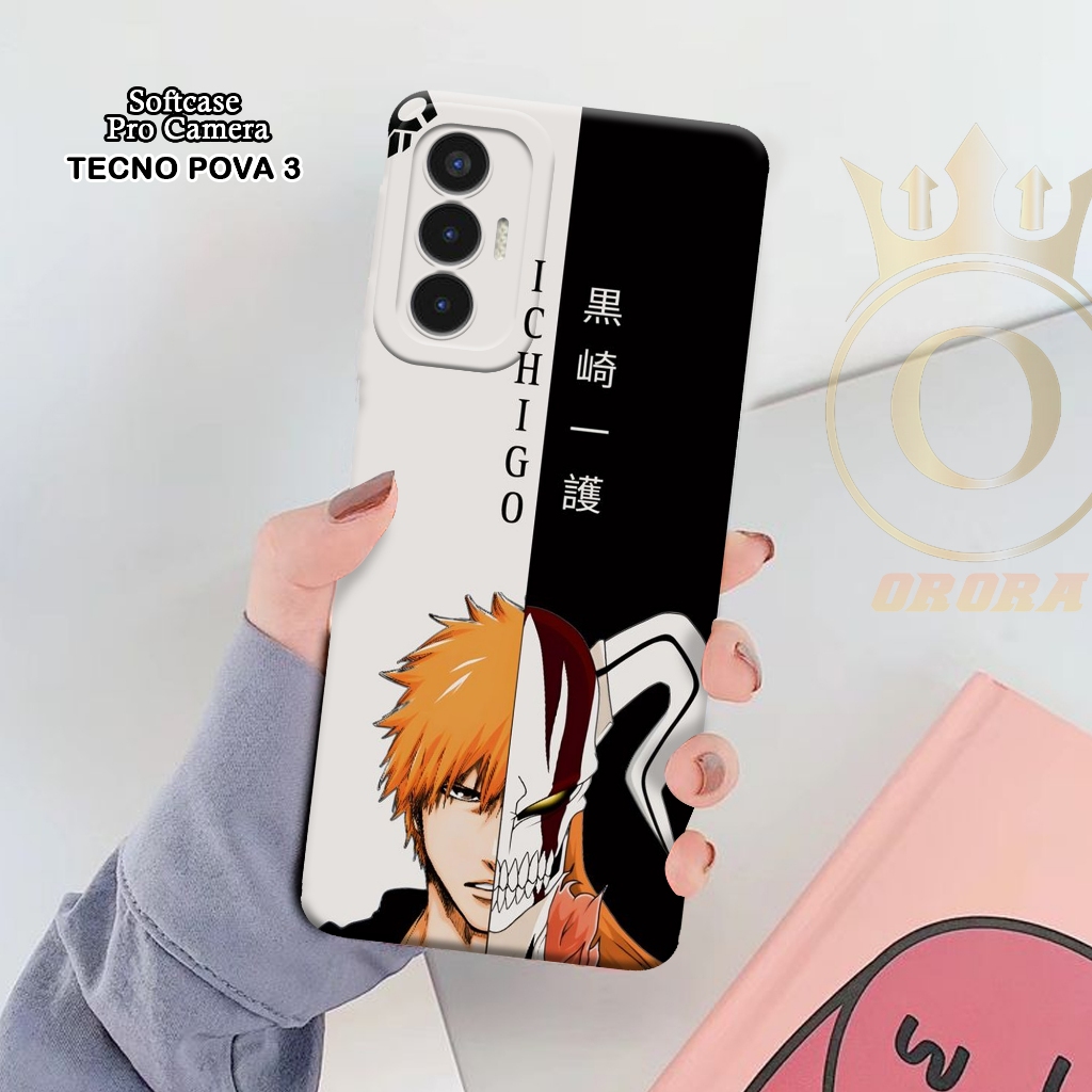 Softcase Tecno Pova 3 - ORORA  - Casing Tecno Pova 3 - Motif case ANIME - Tecno - Softcase Tecno Pov