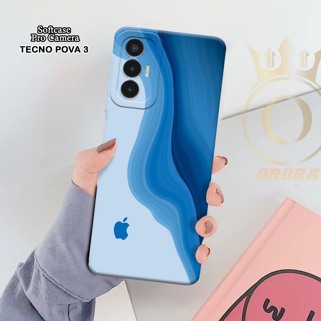 Softcase Tecno Pova 3 - ORORA  - Casing Tecno Pova 3 - Motif case ABSTRAK - Tecno - Softcase Tecno P