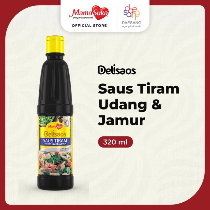 

Delisaos Saus Tiram Jamur & Udang Botol 320ml