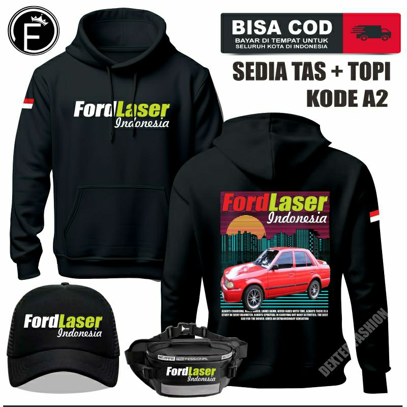 sweater Hoodie Jumper tas topi ford laser