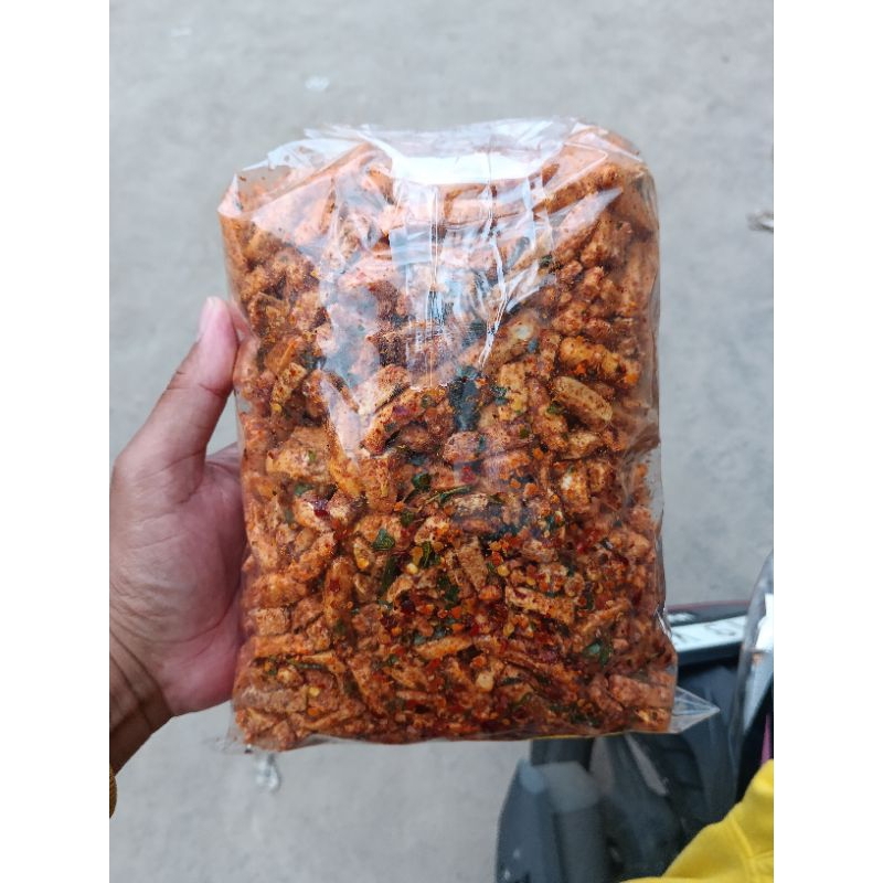 

[paket 1kg] Basreng pedas daun jeruk