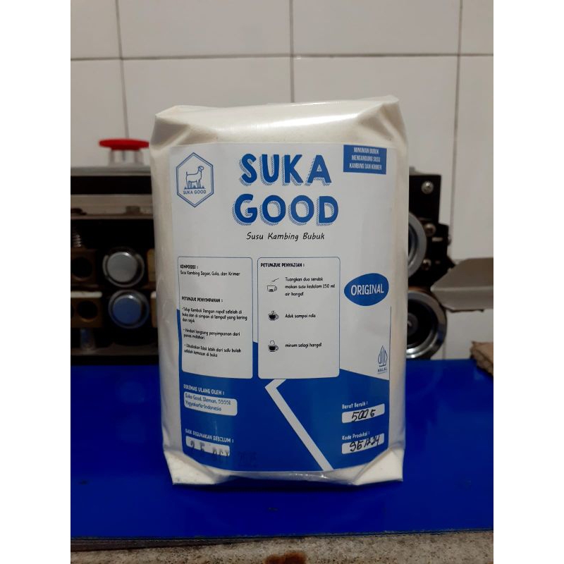 

Suka Good Susu Kambing Bubuk Original, 500 gram. Langsung dari Produsen