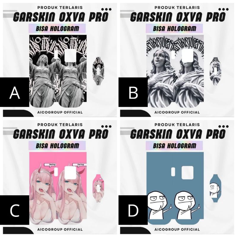 

stiker inner garskin oxxxspaa pro bisa hologram dan custom