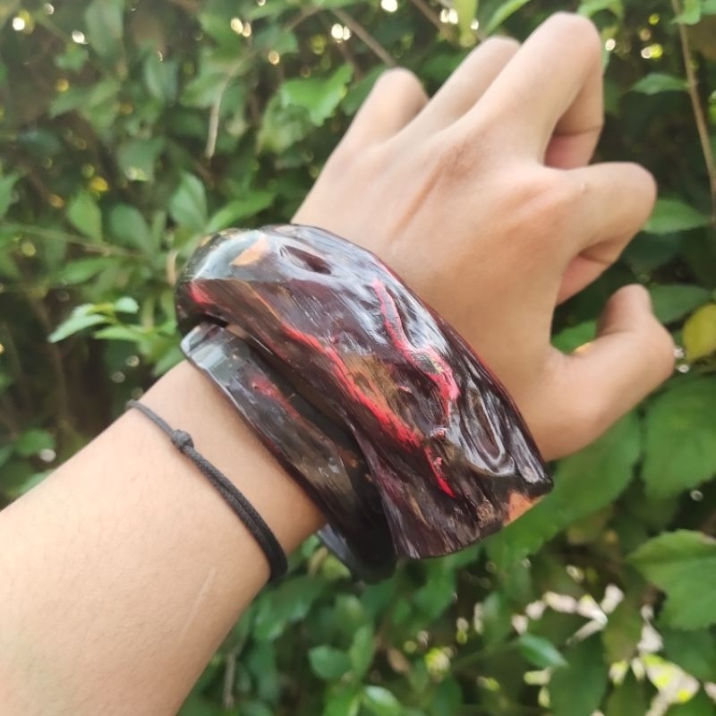 Gelang akar bahar merah babon jumbo