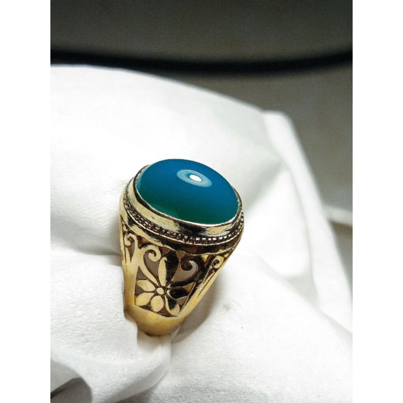 Cincin Batu bacan bluish