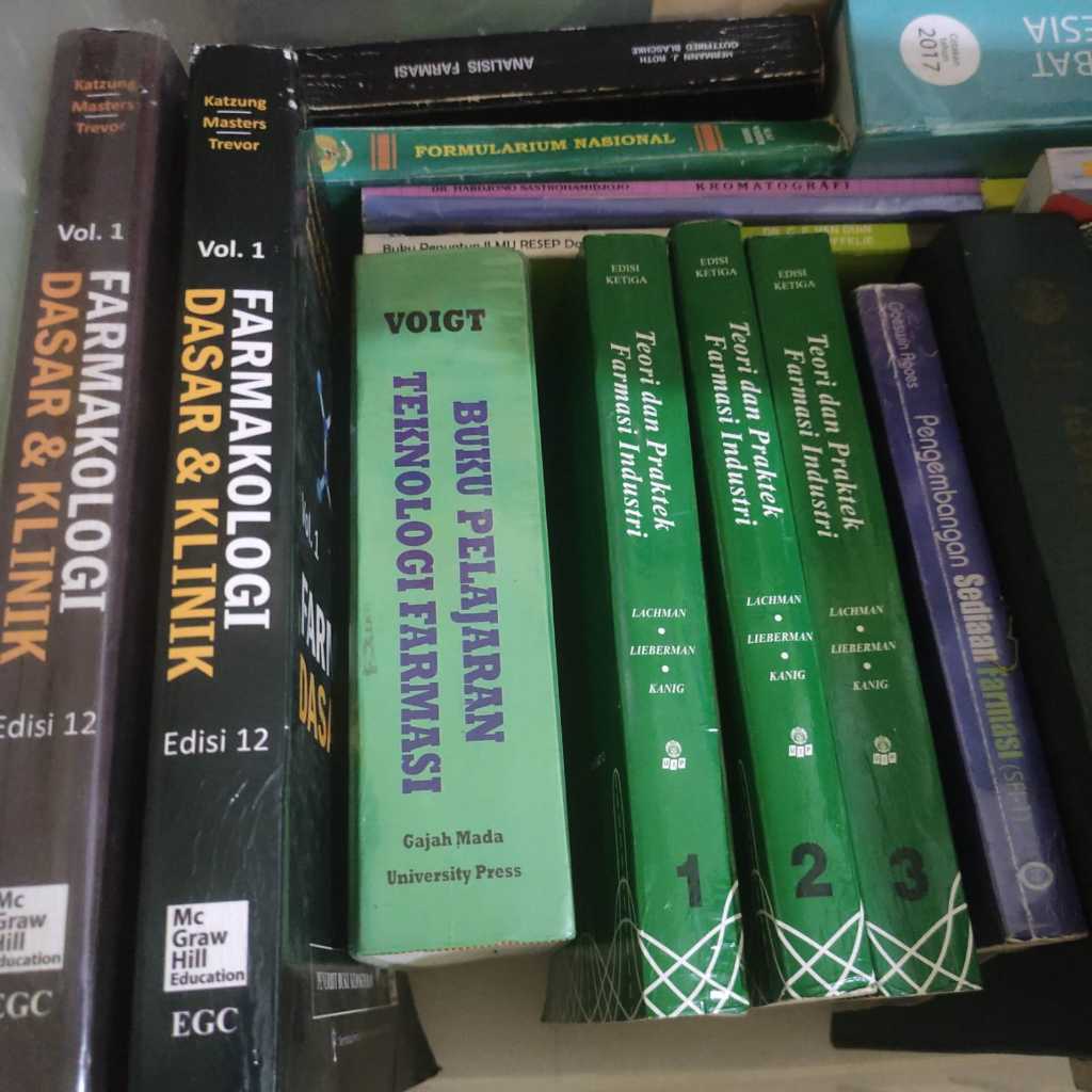 

PRELOVED BUKU FARMASI PART 3