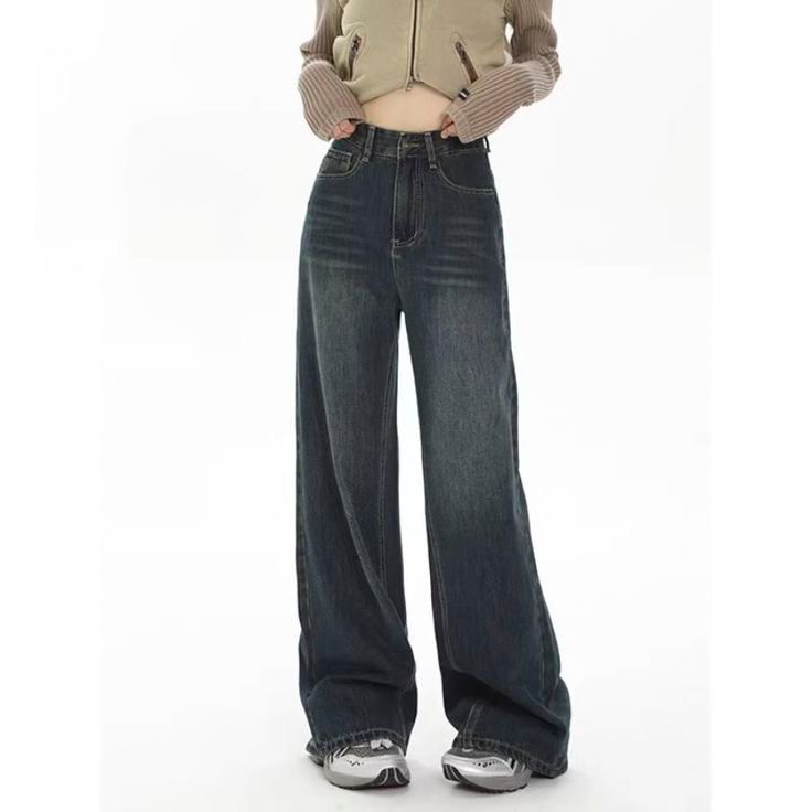Celana Jeans Baggy Loose Highwaist Retro Jeans Wanita // Celana Panjang Jeans Wanita Kekinian