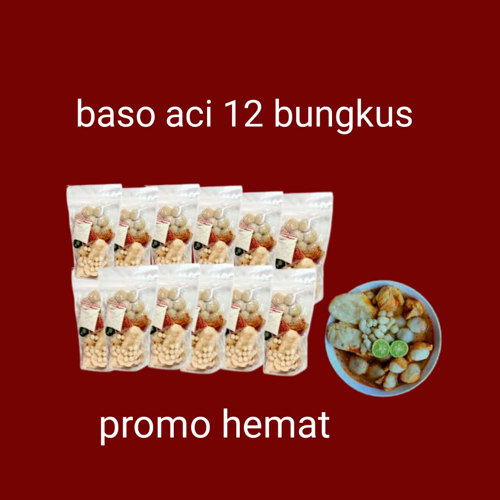 

baso aci paket 12 bungkus baso aci instan baso aci siapsaji baso aci pedas baso aci paket seller