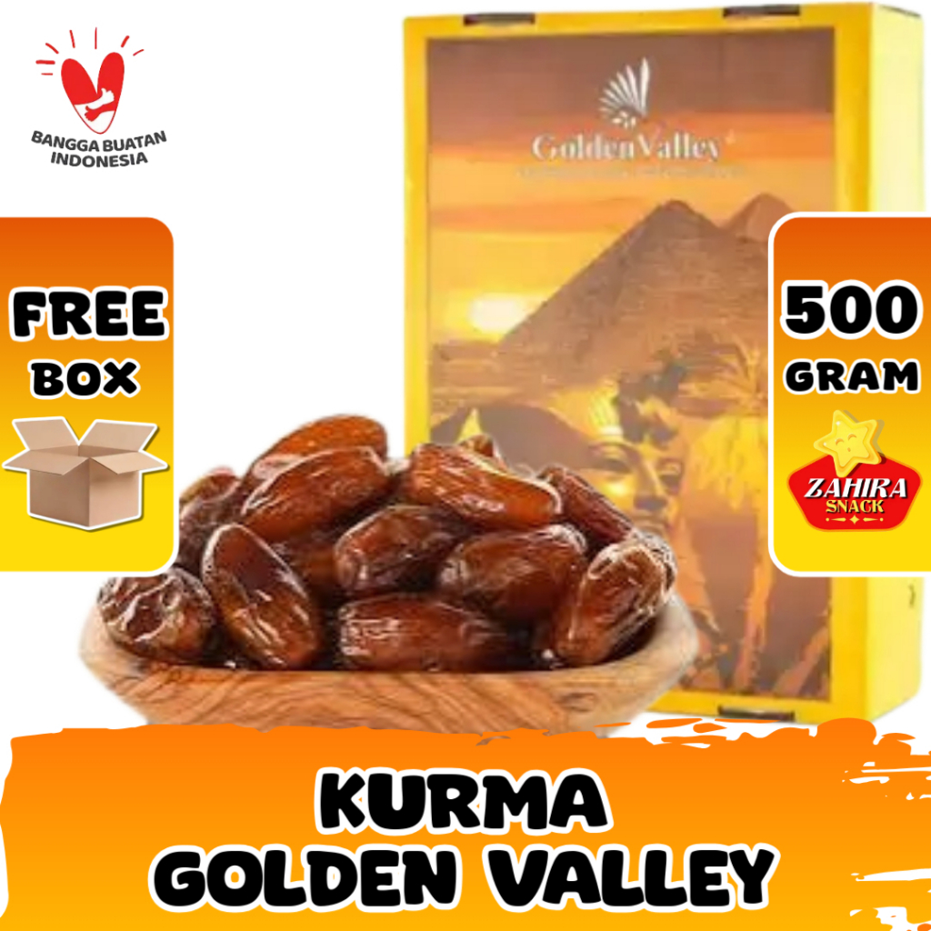 

Kurma Mesir Golden Valley Oleh-oleh Haji Dan Umroh 500 gram