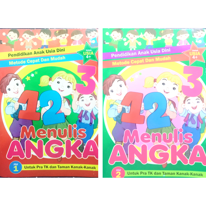 Buku PAUD Metode Cepat dan Mudah Belajar Menulis Angka