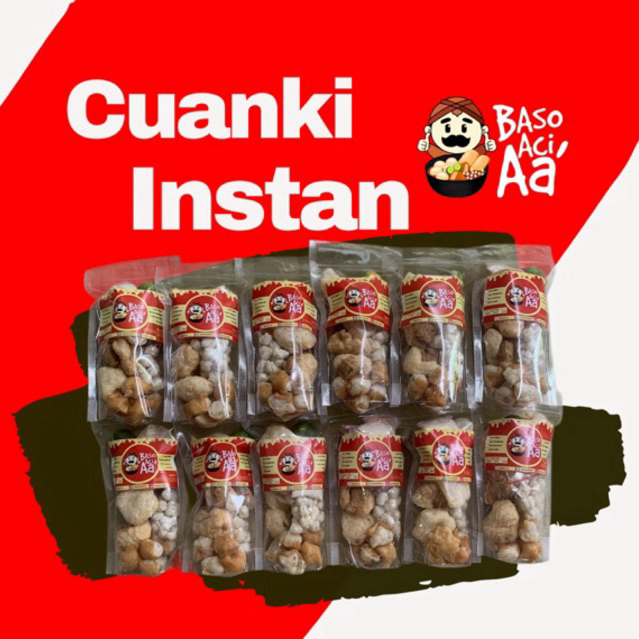 

cuanki instan 9pcs /cuanki bandung /cuanki aa'