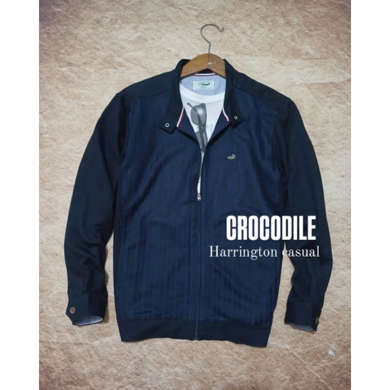 jaket casual CROCODILE harrington bahan adem pria second/bekas/preloved