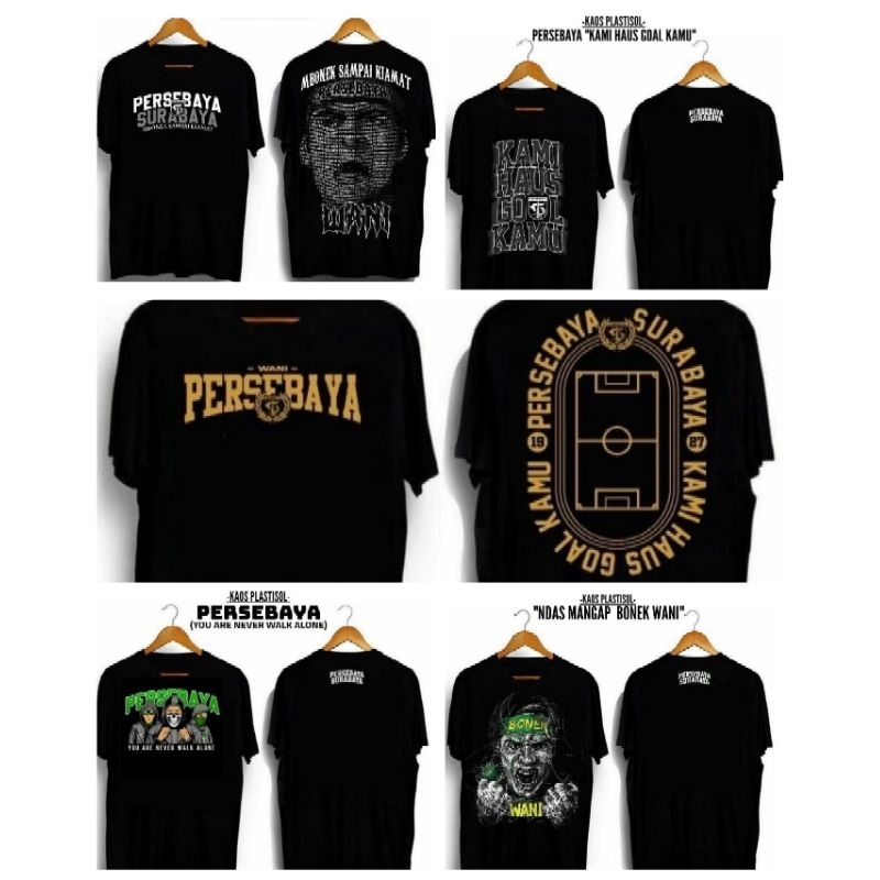 Kaos Persebaya Bonek Viking Seduluran Saklawase