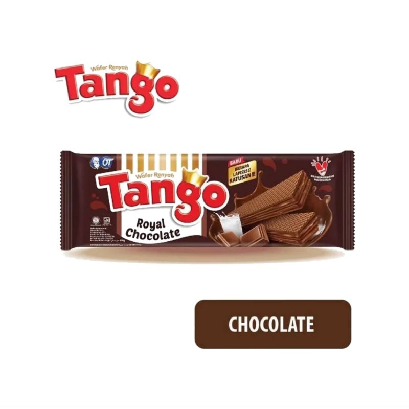 

Tango Wafer Renyah Royal Chocolate 110g - Pcs