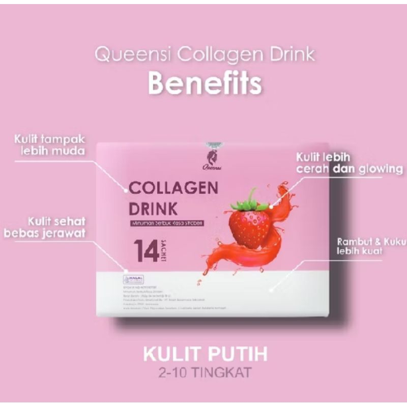 MINUMAN KOLAGEN QUEENSI PEMUTIH SELURUH BADAN