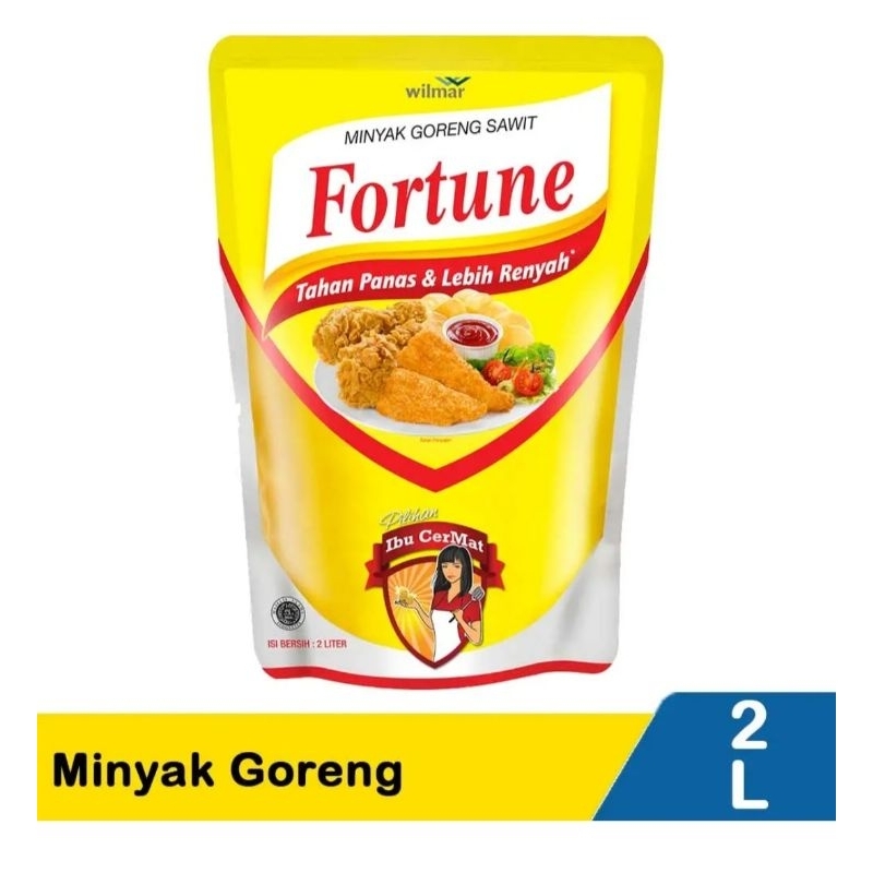 

(2 L) MINYAK GORENG FORTUNE 2 LITER REFFIL