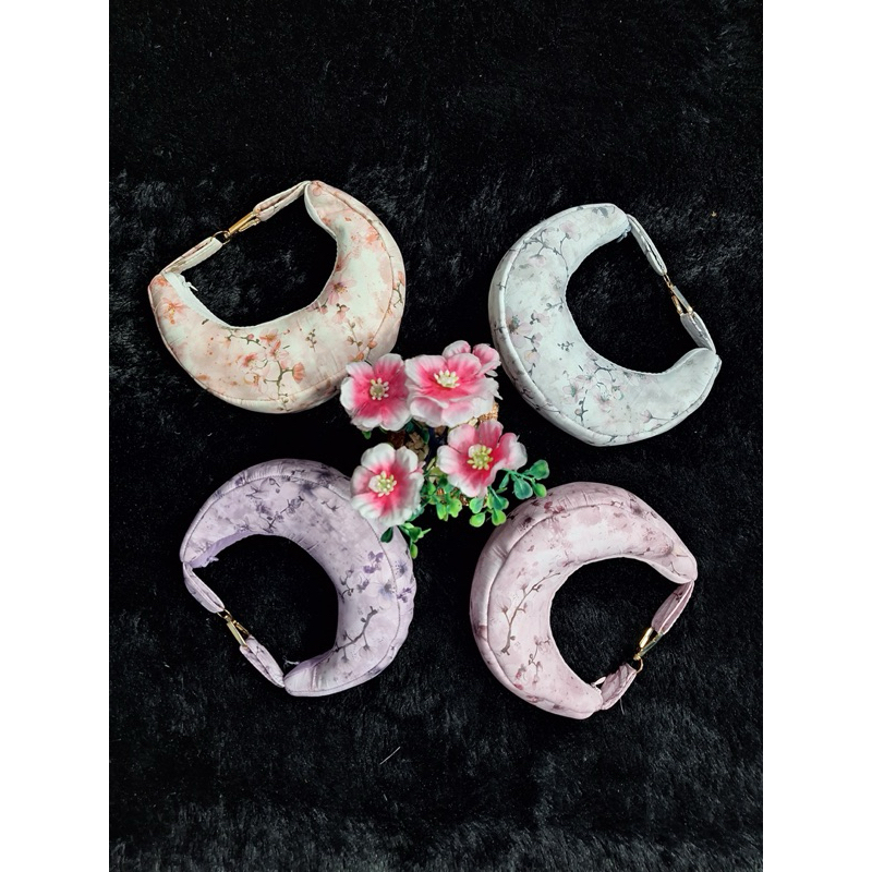 mukena travelling parasut premium motif sakura