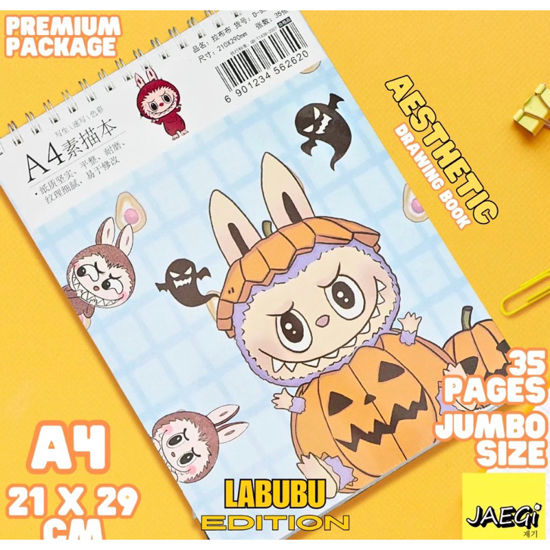 

Buku gambar LABUBU drawing book
