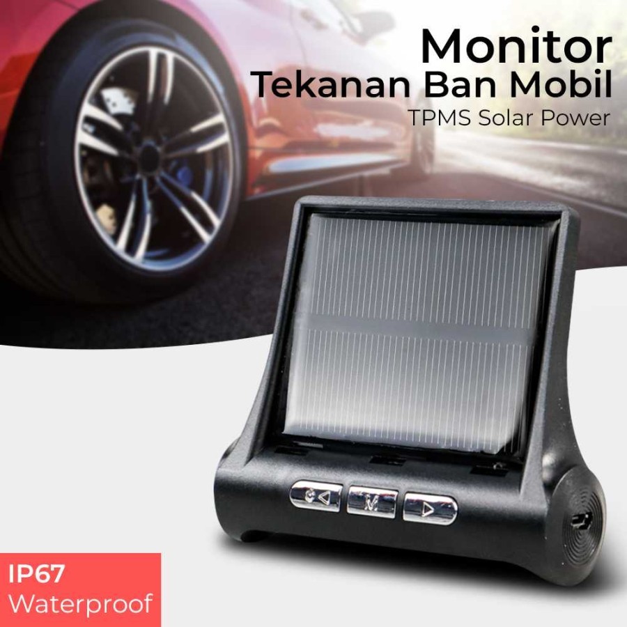Alat TPMS Monitoring Tekanan Ban Mobil Wireless TPMS