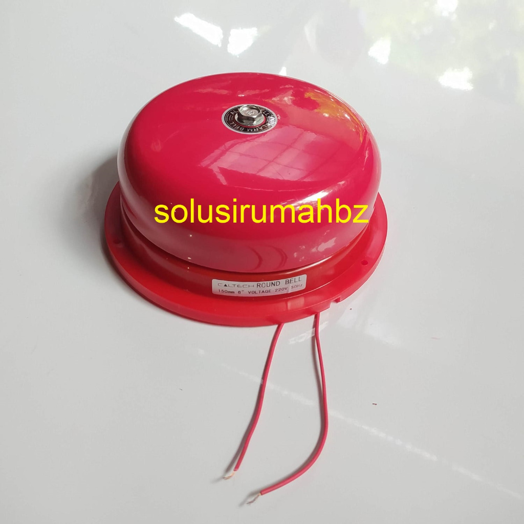 BEL SEKOLAH 6" LISTRIK 150MM kualitas tebal bagus kabel kuat jumbo 650g an perusahaan alarm RING