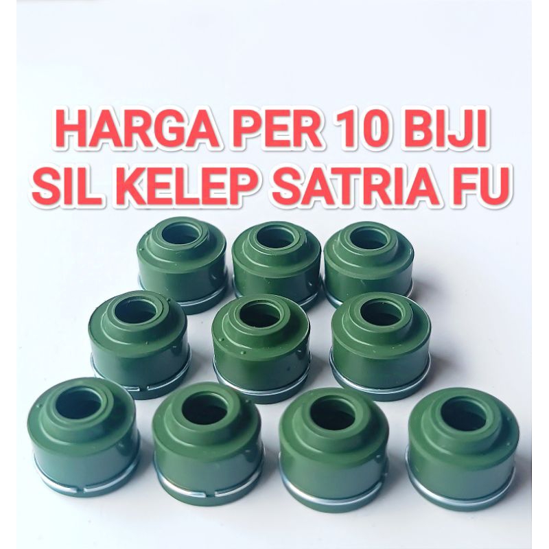 HARGA PER 10 BIJI SEAL KELEP KLEP VALVE STEM SATRIA FU VIXION OLD JUPITER MX KUALITAS ORIGINAL