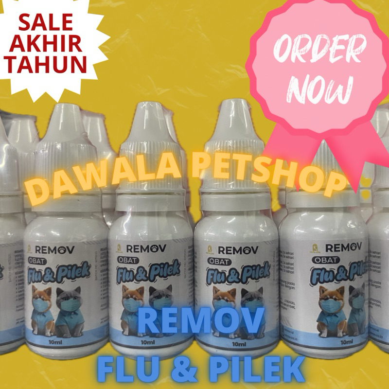 Obat Cacing Flu pilek Diare Muntah Demam Penurun Birahi kucing Remov
