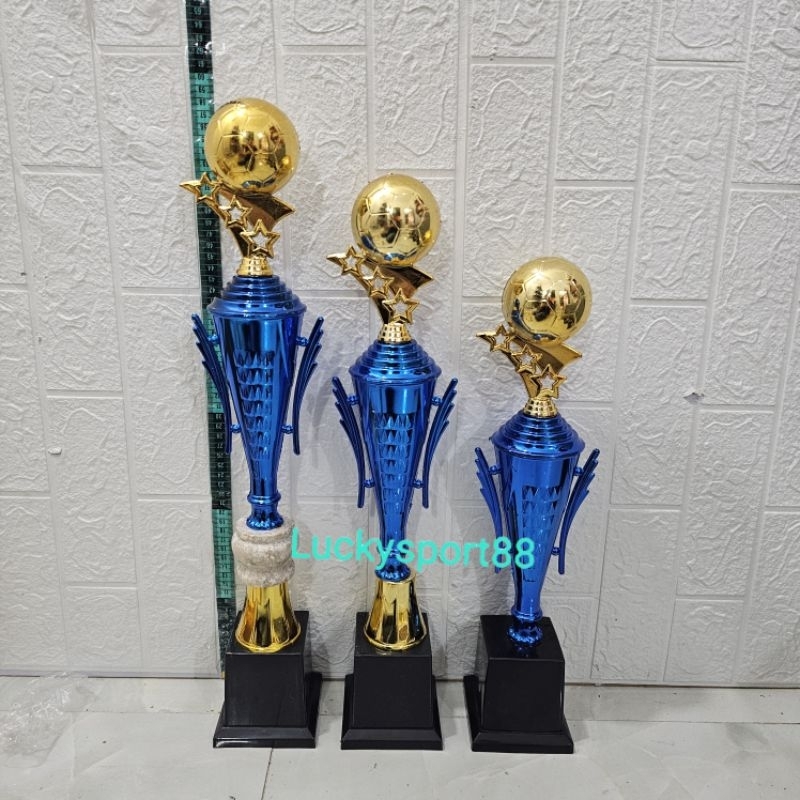 trophy Piala cup Diamond sepak bola futsal 1 set