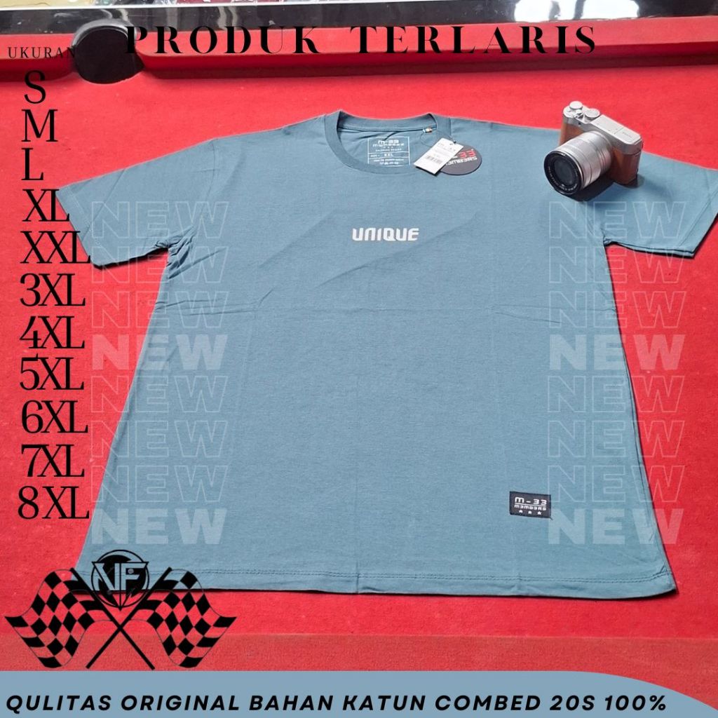 Unique Kaos Motif VF Blue T-Shirt Jumbo XXL/KAOS PRIA WANITA JUMBO / KAOS DISTRO SUPER JUMBO KATUN C