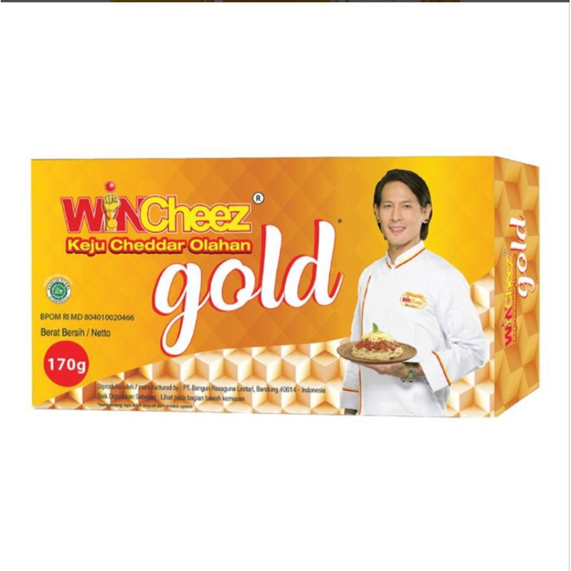 

WinCheez Keju Cheedar Olahan Gold Box 170 g