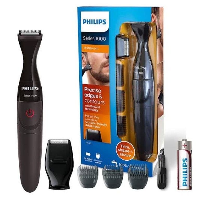 Alat Cukur Multigroom Philips Pencukur Kumis Jenggot Philips MG1100