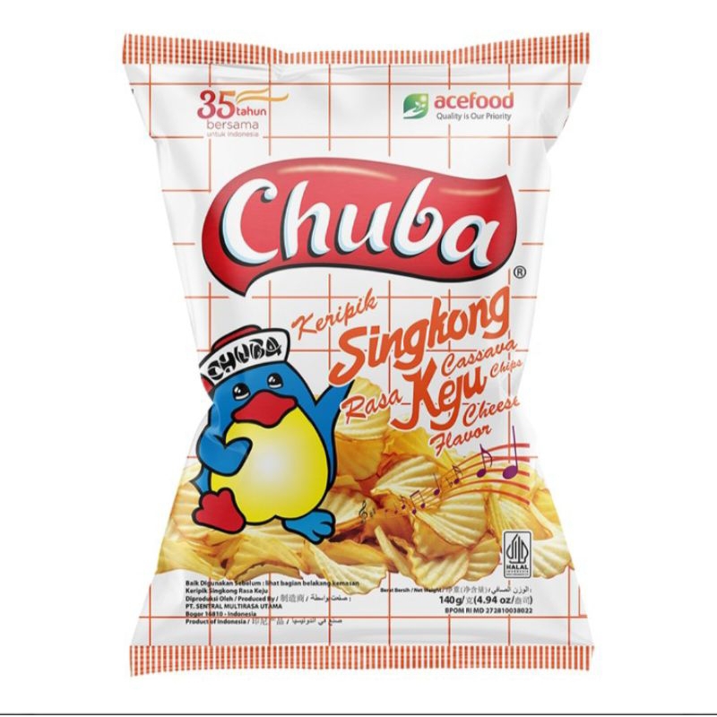 

Chuba Keripik Singkong Rasa Keju 125 g