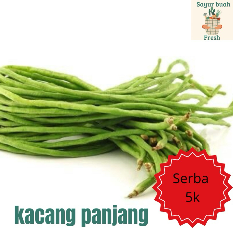 

sayuran kacang panjang serba 5rb
