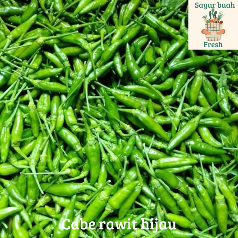 

Cabe rawit hijau fresh
