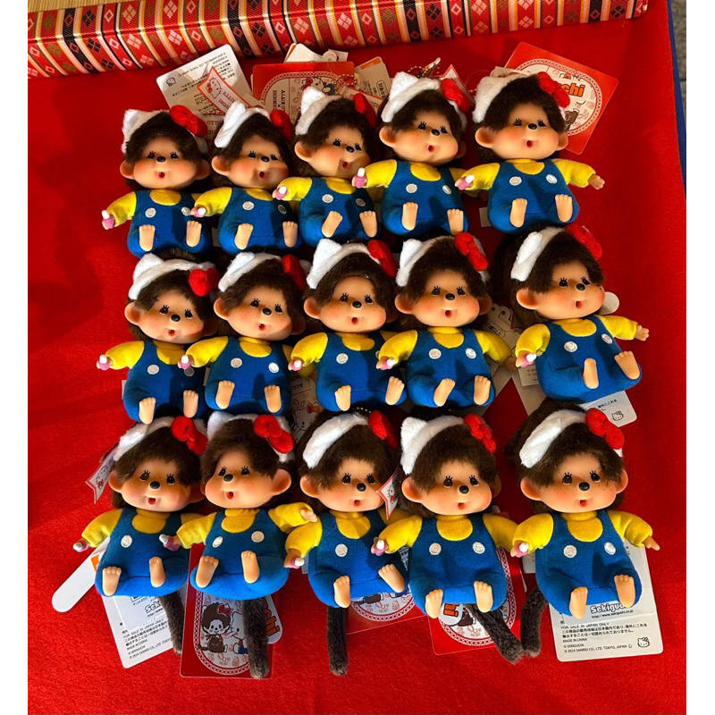 Sekiguchi monchhichi ganci x  Hello Kitty