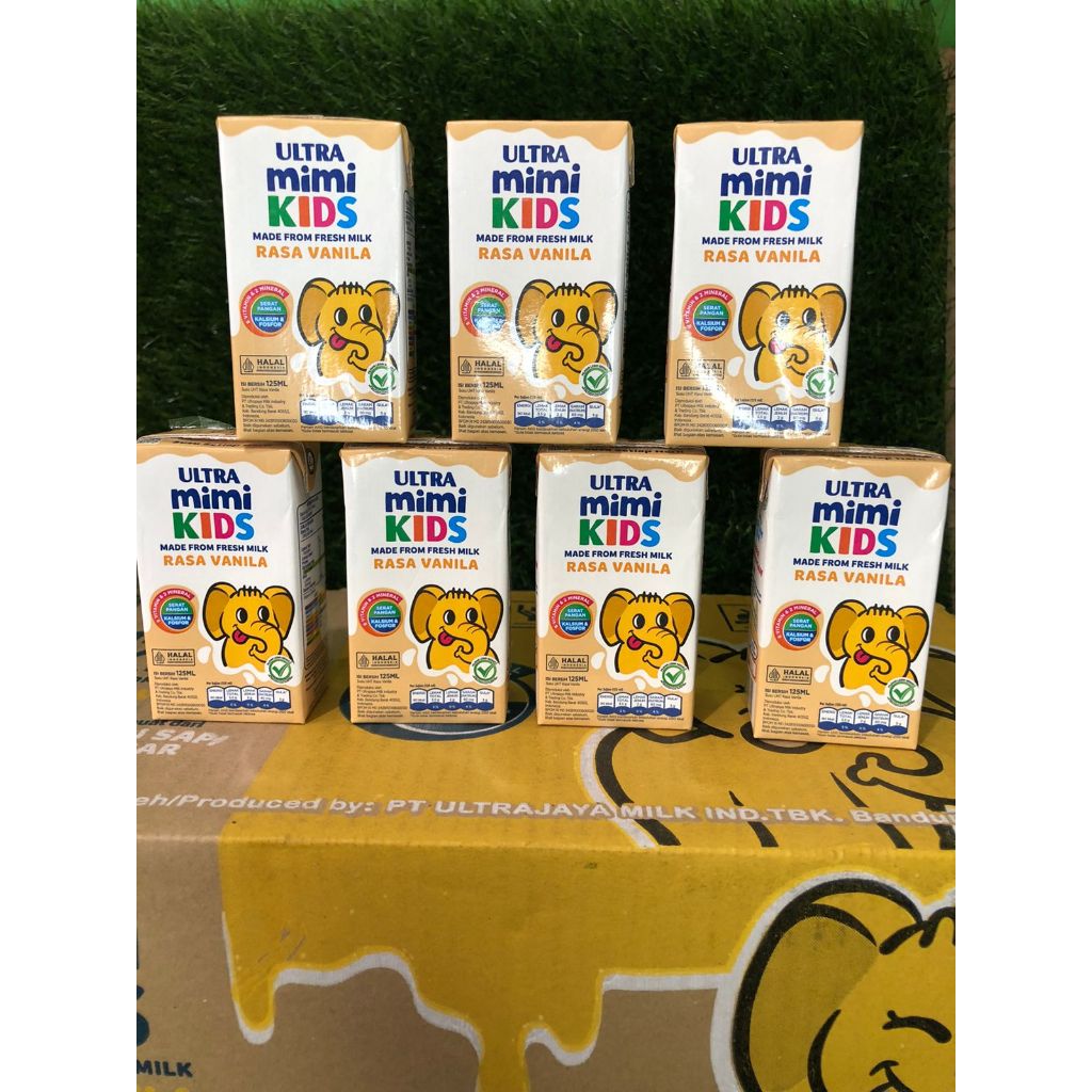 

GROSIR 1 KARTON ULTRA MIMI KIDS VANILLA 125MIL - ISI 40