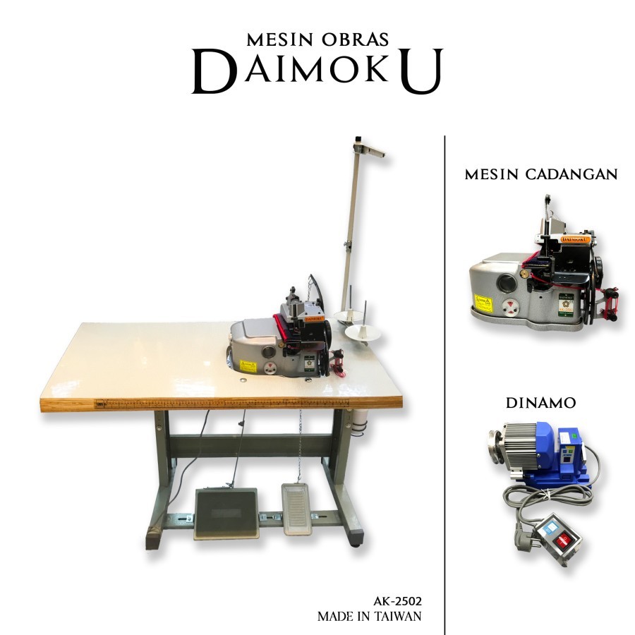 Mesin Jahit Obras Karpet Daimoku