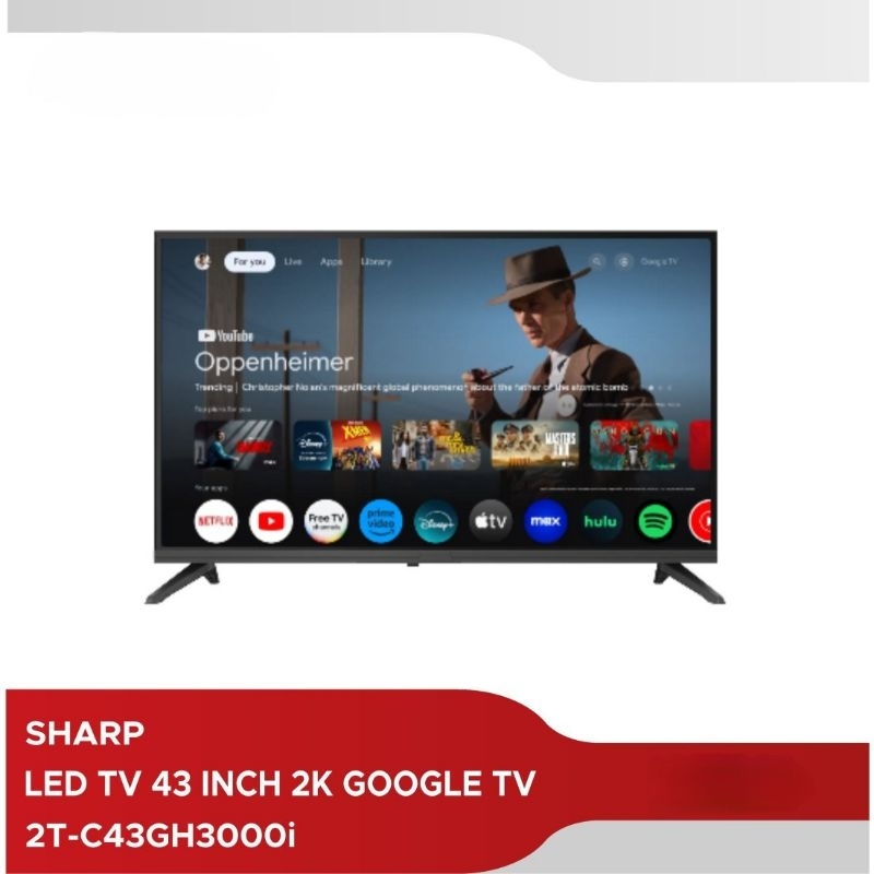 LED SHARP 43GH3000I / LED SHARP 43 GH 3000 / LED SHARP 43 INCH / LED SHARP 43 INCH GOOGLE TV / SHARP