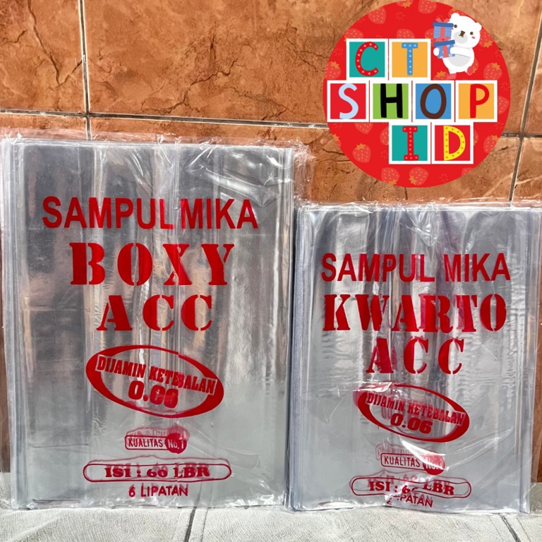 

Best Produk CTShopID Sampul Mika Buku Tulis Kwarto Boxy 1 PAK ISI 6 LEMBAR Tebal Murah Berkualitas D95