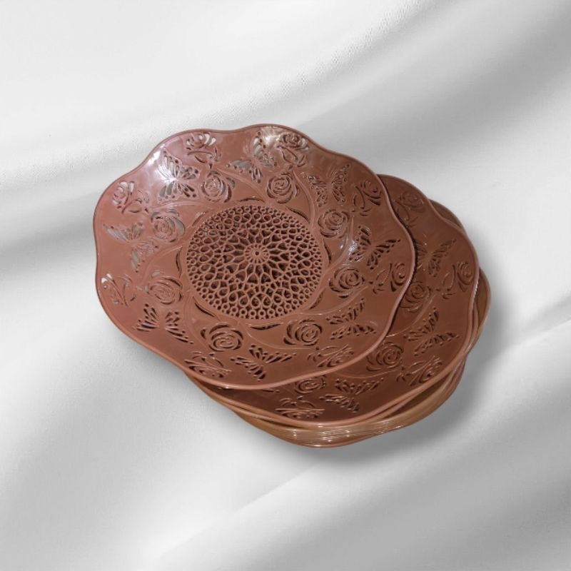 Ingka plastik tebal / Piring Plastik Hajatan Lusinan