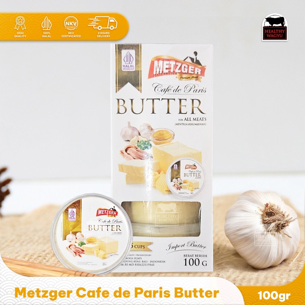 

Metzger Cafe de Paris Butter Premium 20gr Healthy Wagyu